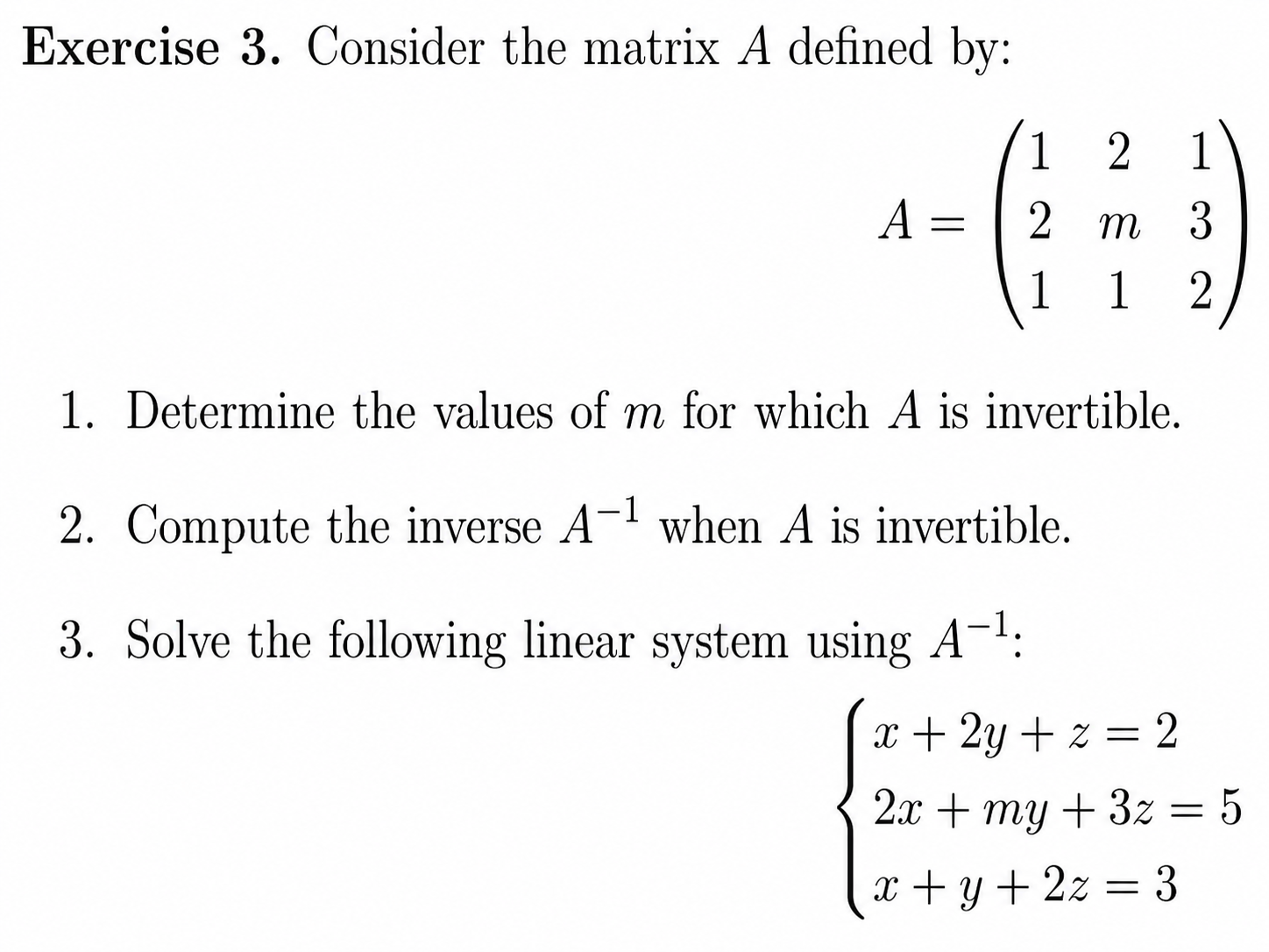 Linear Systems 6