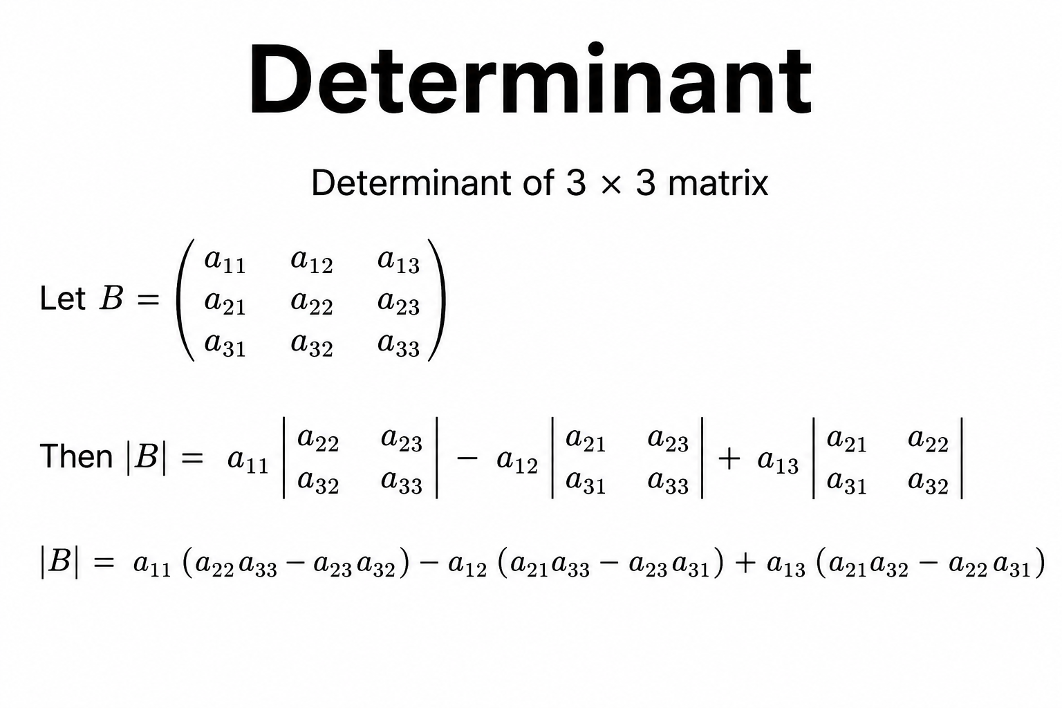 Matrices 11