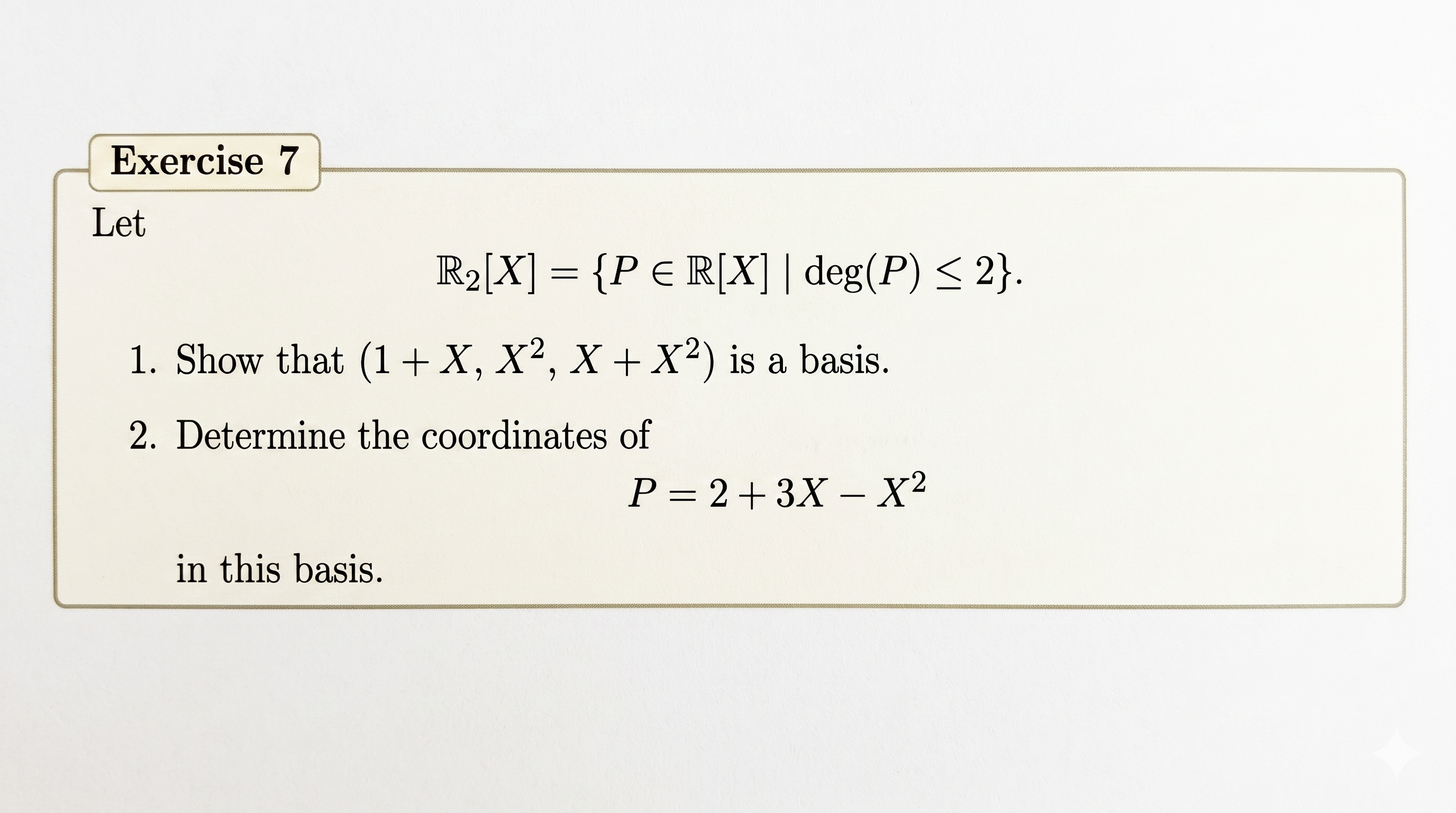 Vector Space 8