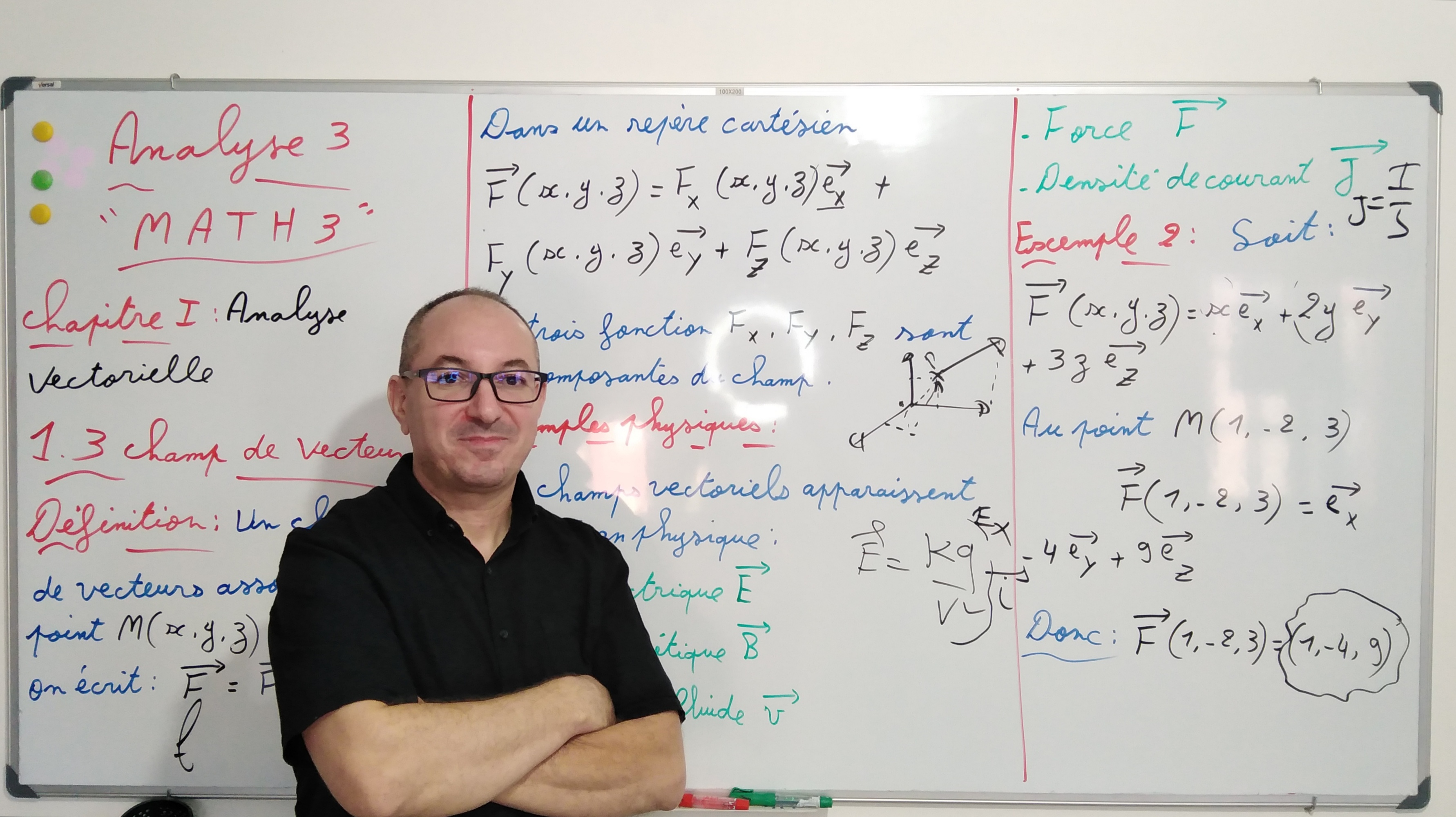 Analyse 3 — Cours d’analyse scalaire et vectorielle